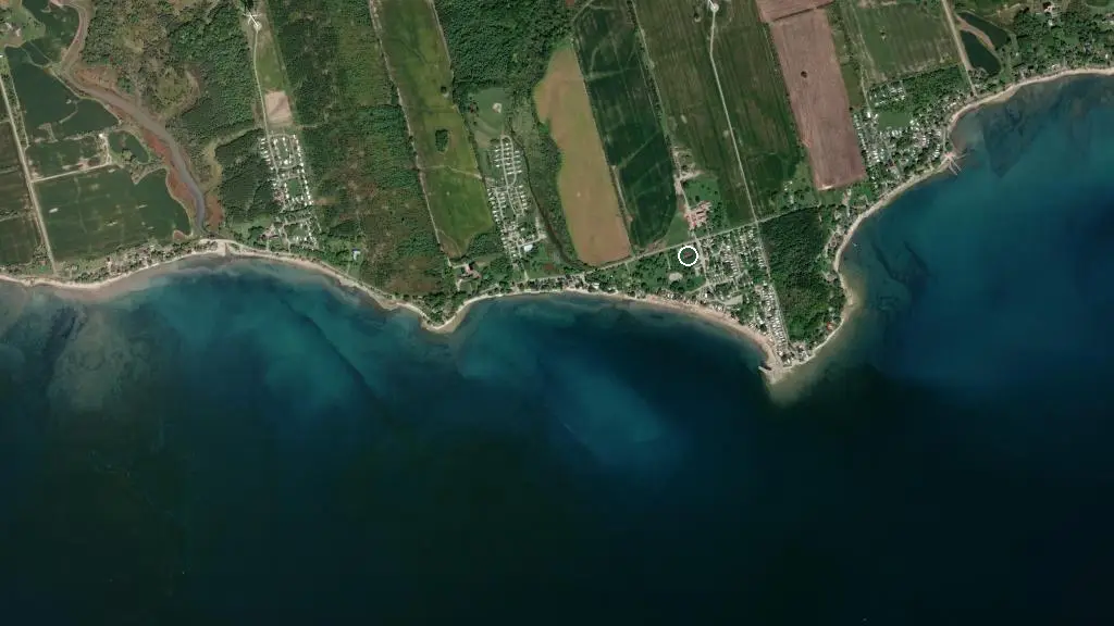 Aerial view of Knight’s Beach Resort and surroundings