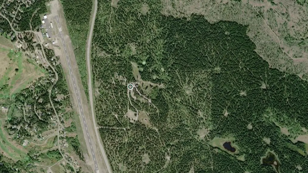 Aerial view of Spruce Hill Resort & Spa and surroundings