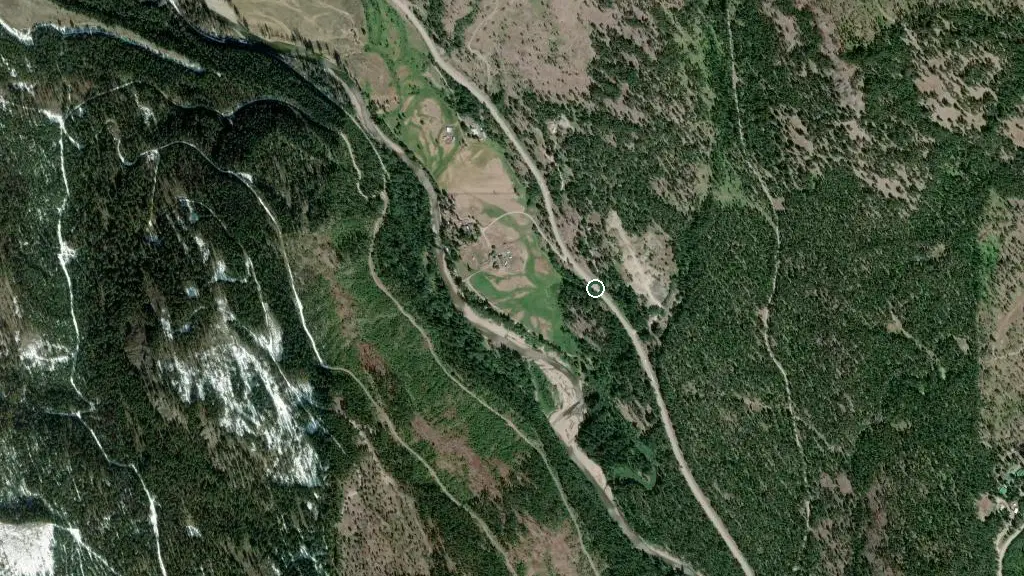 Aerial view of Old Cowboy Ranch and surroundings