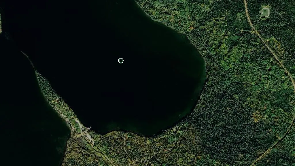 Aerial view of Carson-Pegasus Provincial Park and surroundings