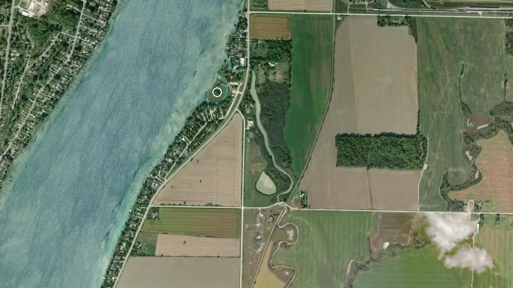 Aerial view of Cathcart Park and surroundings