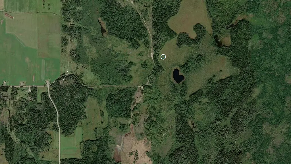 Aerial view of La Pointe Baie Gillies and surroundings