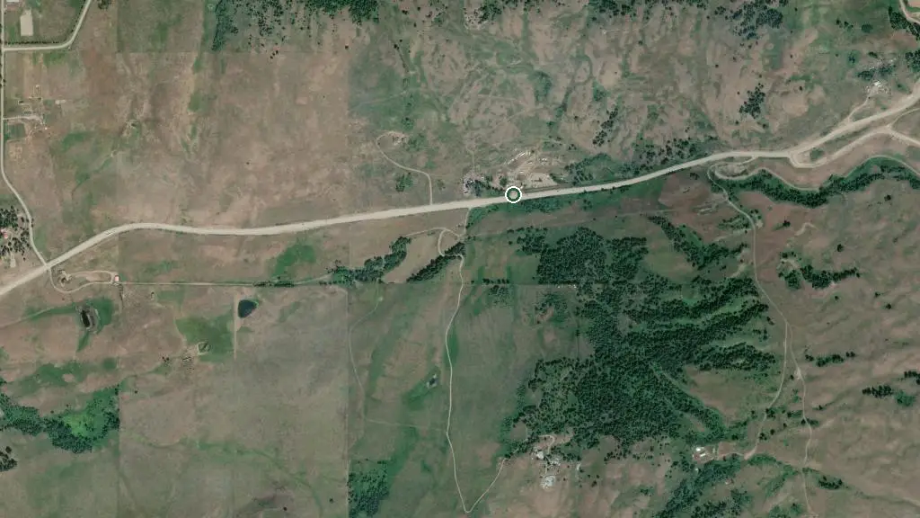 Aerial view of Summit RV Resort and surroundings