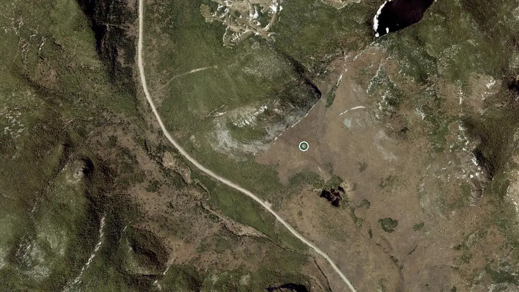 Aerial view of Dôme and surroundings