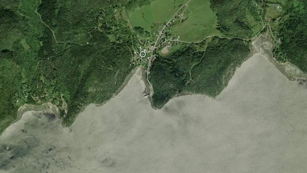 Aerial view of Camping la Descente des Femmes and surroundings