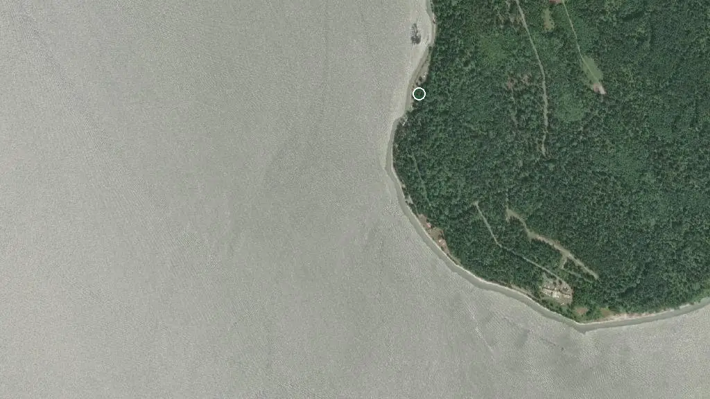 Aerial view of Tsa-Kwa-Luten RV Park and surroundings