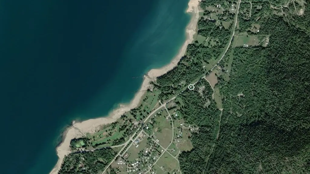 Aerial view of Tukaluk Campground and surroundings