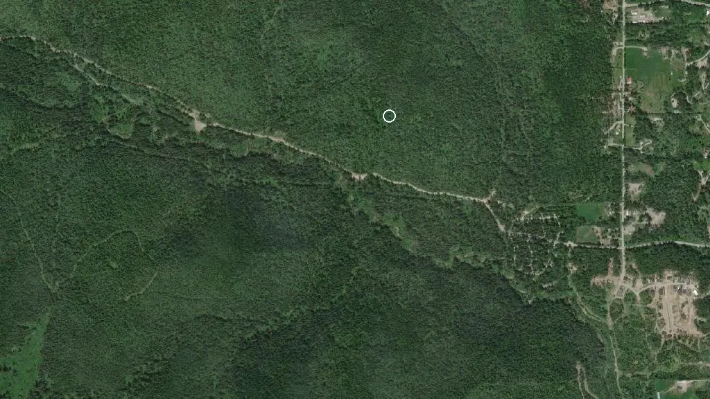 Aerial view of Mount Fernie Provincial Park and surroundings