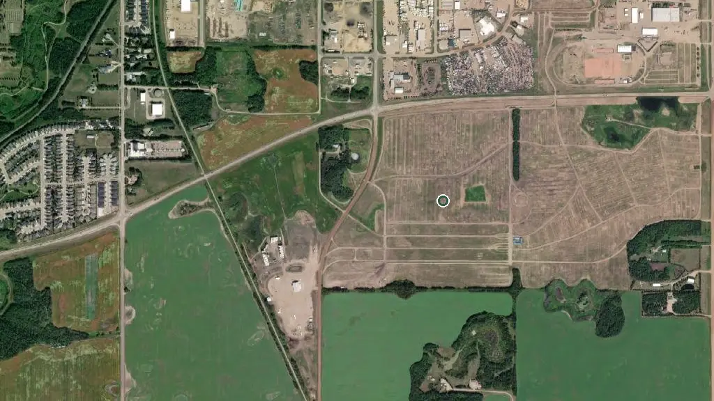 Aerial view of Camp site and surroundings