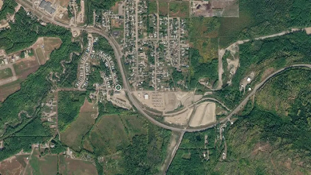 Aerial view of Westwind RV Park and surroundings