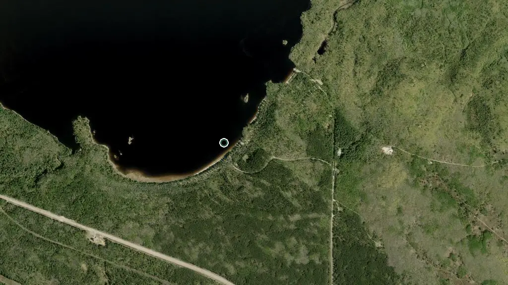 Aerial view of Driftwood Provincial Park - Ottawa River West Campground and surroundings