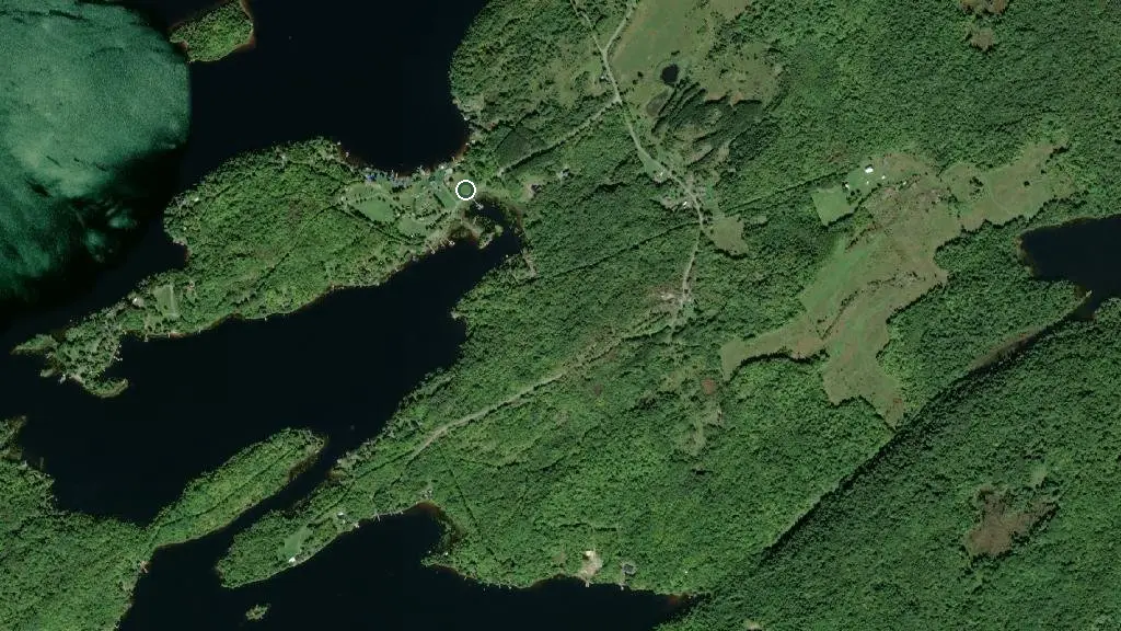 Aerial view of Minnehaha Camp Resort and surroundings