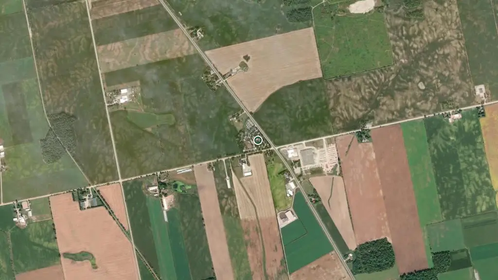 Aerial view of Casey’s Park and surroundings
