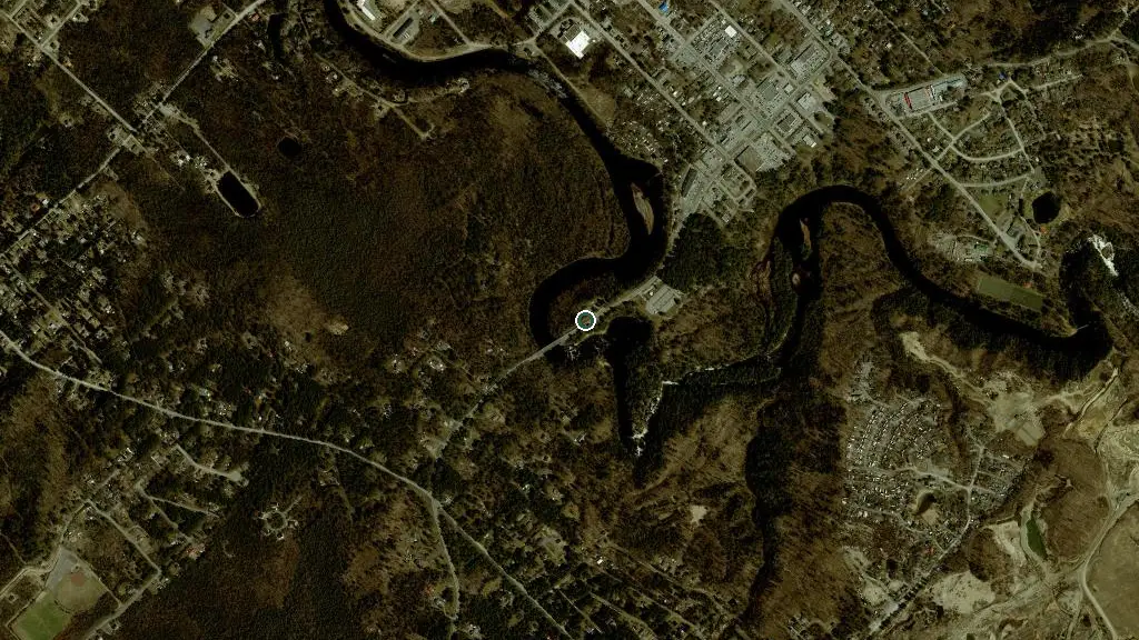 Aerial view of Camping Parc Ensoleillé 2002 and surroundings