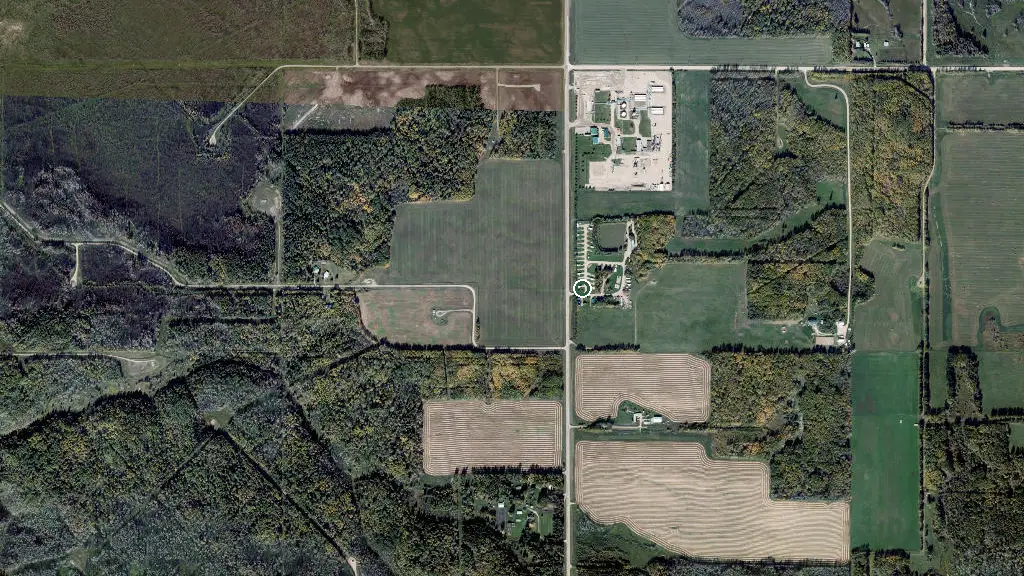 Aerial view of Kay-Son RV Park and surroundings