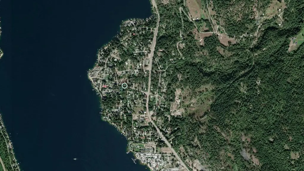 Aerial view of Camp Beverly Hills Resort and surroundings