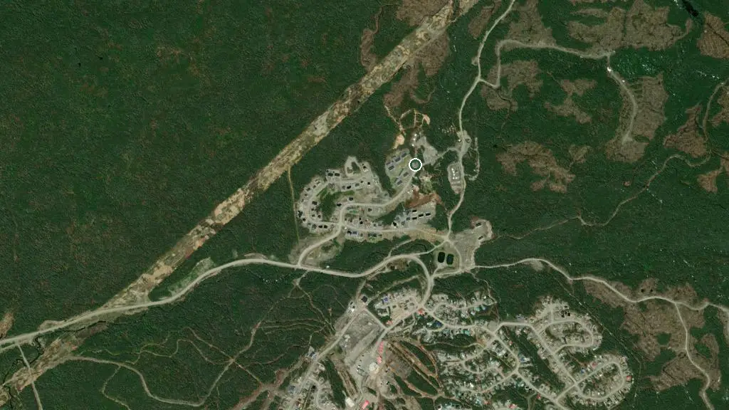 Aerial view of L'Éternel Spa and surroundings