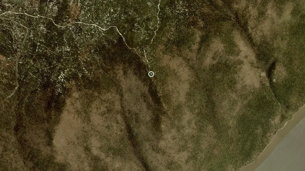 Aerial view of Refuge l'Abattis and surroundings