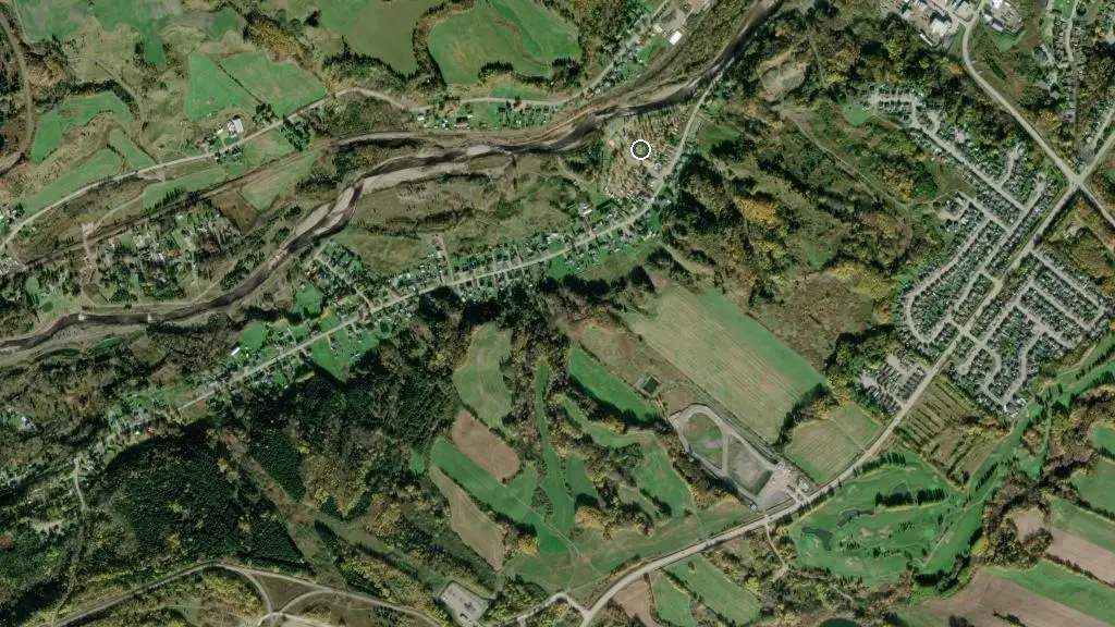 Aerial view of Camping au Jardin de Mon Père and surroundings