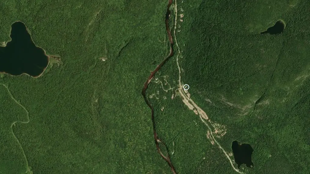 Aerial view of Camping Shannahan and surroundings