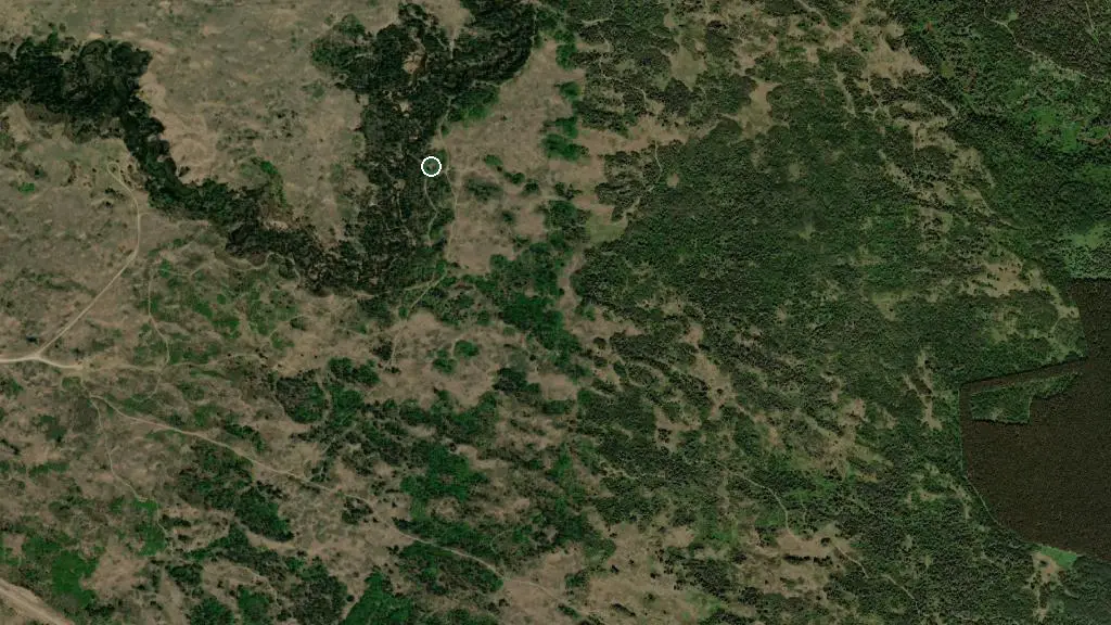 Aerial view of #2 Épinette Creek and surroundings