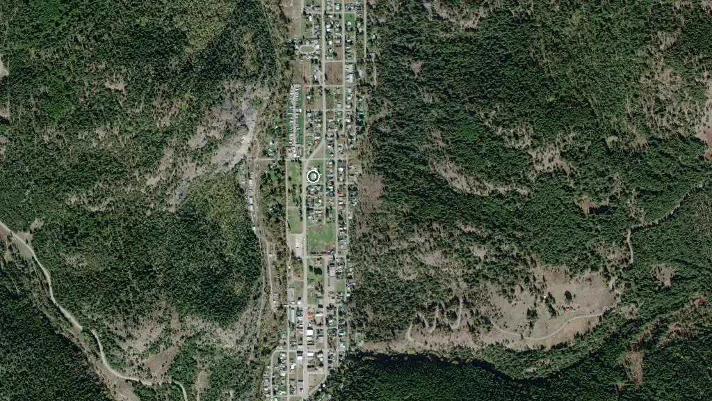 Aerial view of Greenwood Motel & RV Park and surroundings