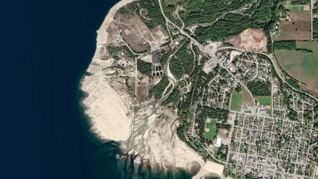 Aerial view of Murphy's Landing Resort and surroundings