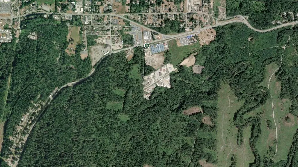 Aerial view of Timberlodge and RV Campground and surroundings