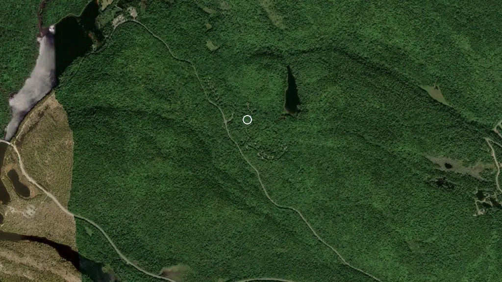 Aerial view of La Mauricie - Mistagance and surroundings