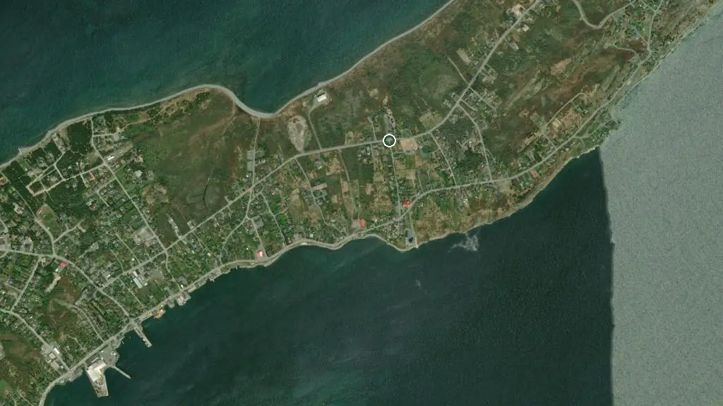 Aerial view of Roaches Line RV Park and surroundings