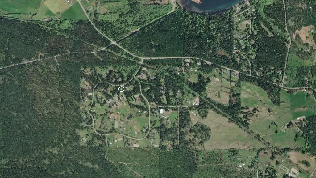 Aerial view of Wild Coast Campsites and surroundings
