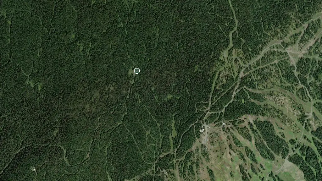Aerial view of Vernon Snowmobile Association and surroundings