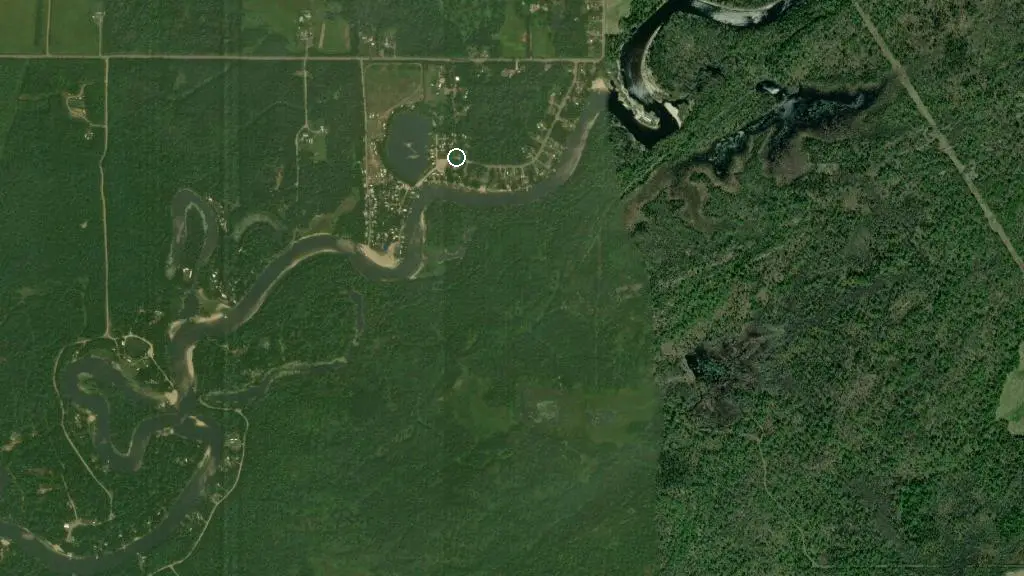 Aerial view of Destini's VRC and surroundings