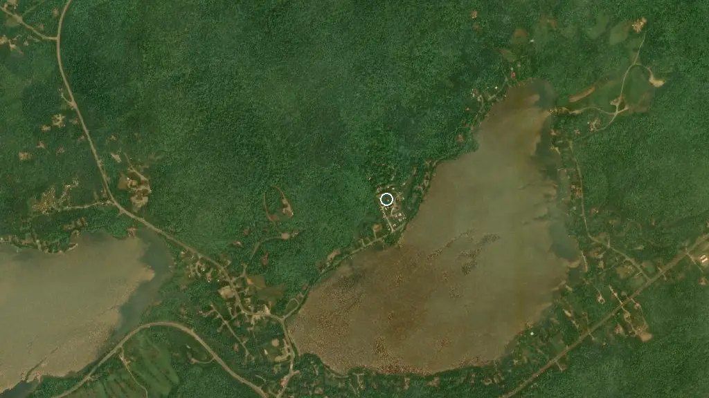 Aerial view of Sleepy Hollow Campground and surroundings