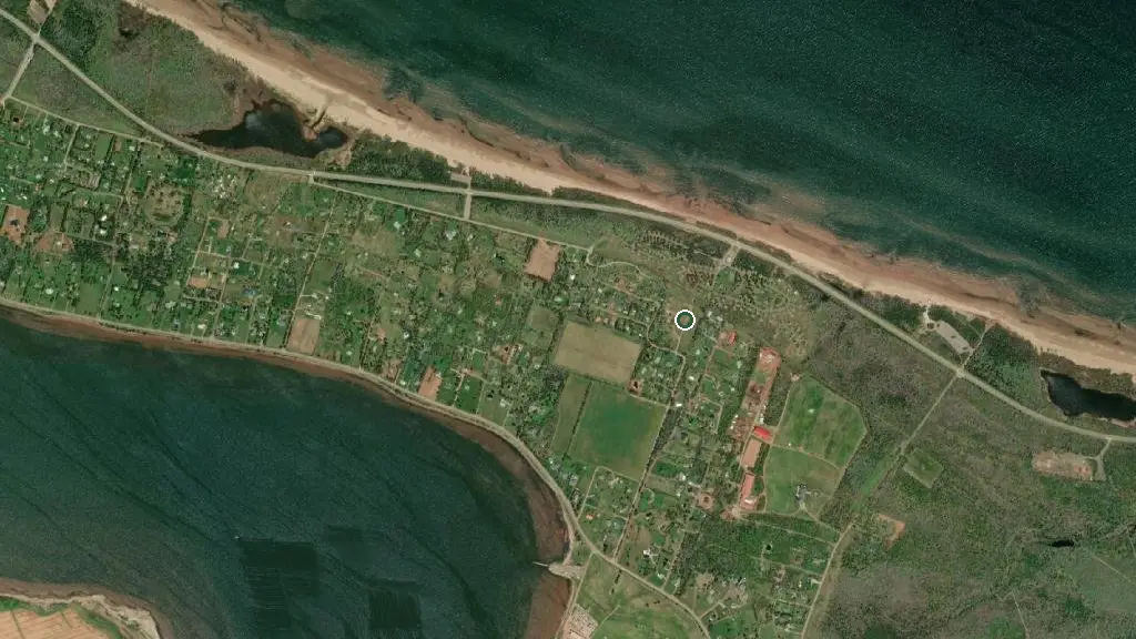 Aerial view of Sea Sound and surroundings