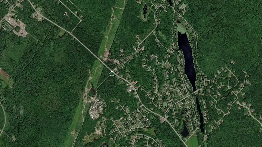 Aerial view of Camping du Circuit and surroundings