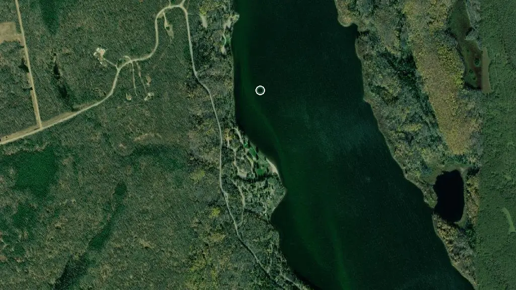 Aerial view of Long Lake Provincial Park and surroundings