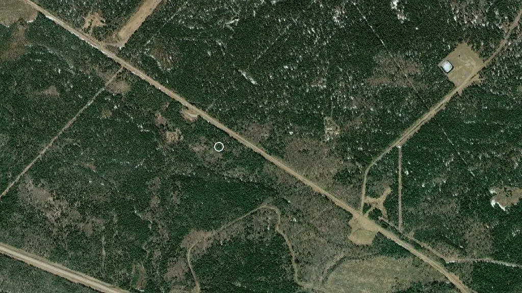 Aerial view of Shunda Viewpoint Provincial Recreation Area and surroundings