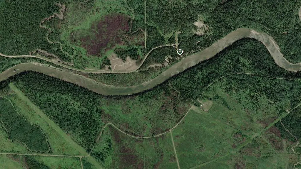 Aerial view of Willmore Park Campground and surroundings