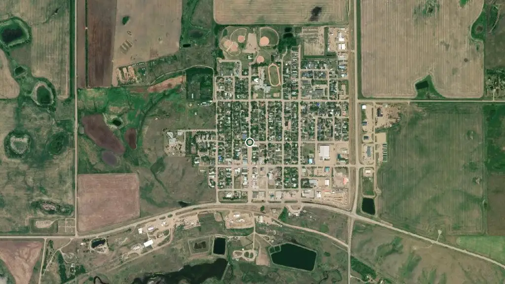 Aerial view of Gooseberry Lake Prov Park and surroundings