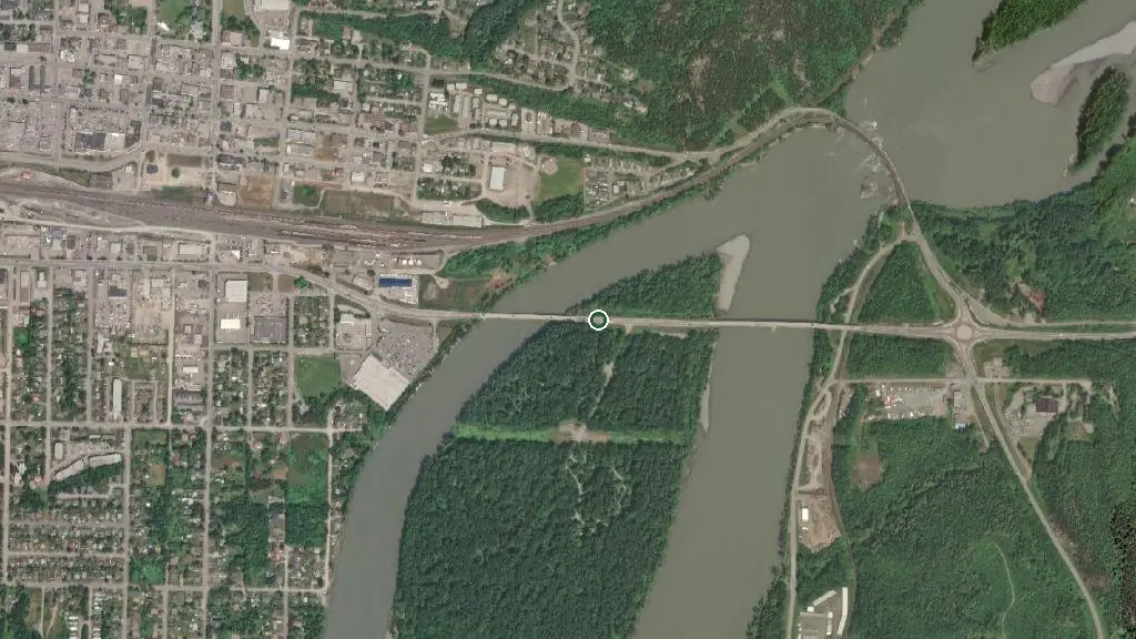 Aerial view of Mountain Springs Motel & RV Park and surroundings