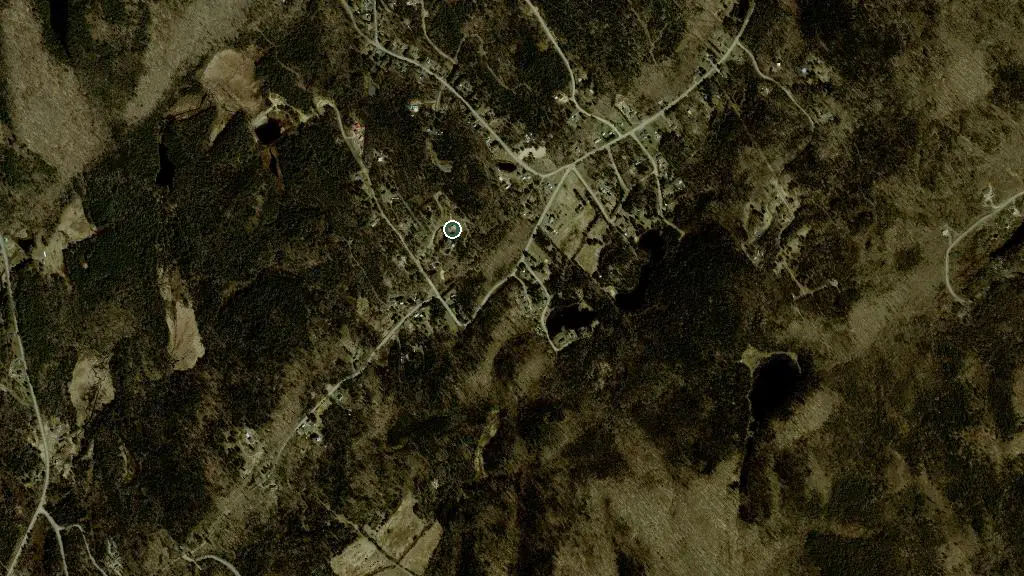 Aerial view of Centre Récréotouristique de Ste-Béatrix and surroundings