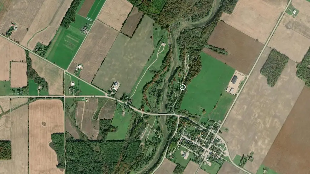 Aerial view of Auburn Riverside Retreat – Experience Camping Ltd and surroundings