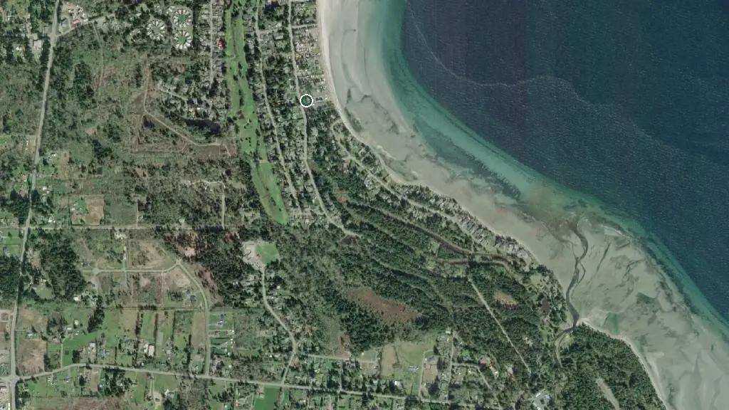 Aerial view of Coastal Sands Resort and surroundings