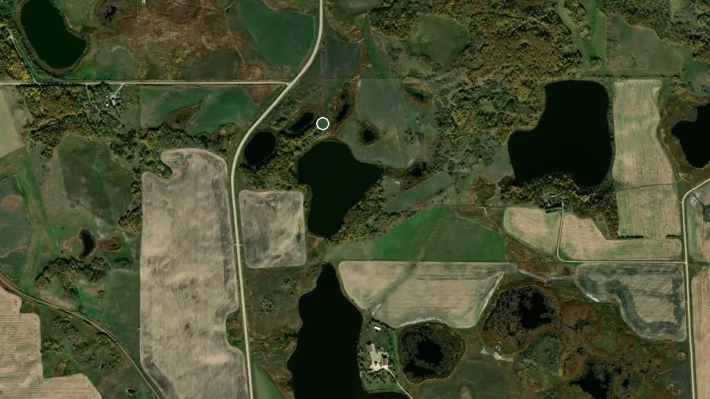 Aerial view of Strathcona Memorial Park and surroundings