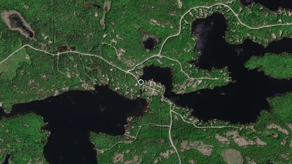 Aerial view of Waterfalls Lodge and surroundings