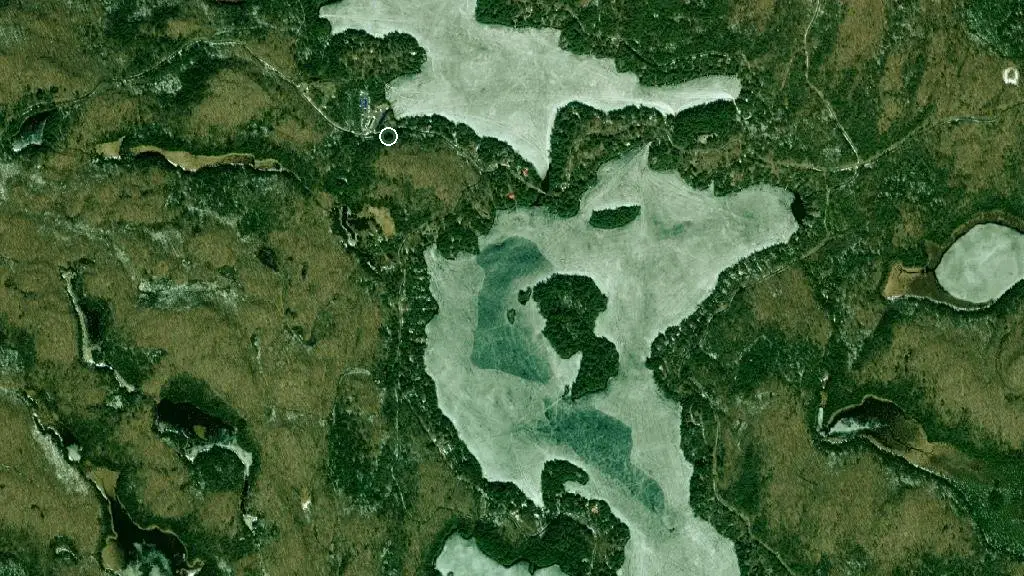 Aerial view of Harcourt Park Marina and surroundings