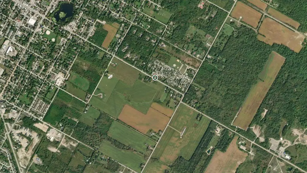Aerial view of Holiday Park – Killam Seasonal Resorts and surroundings