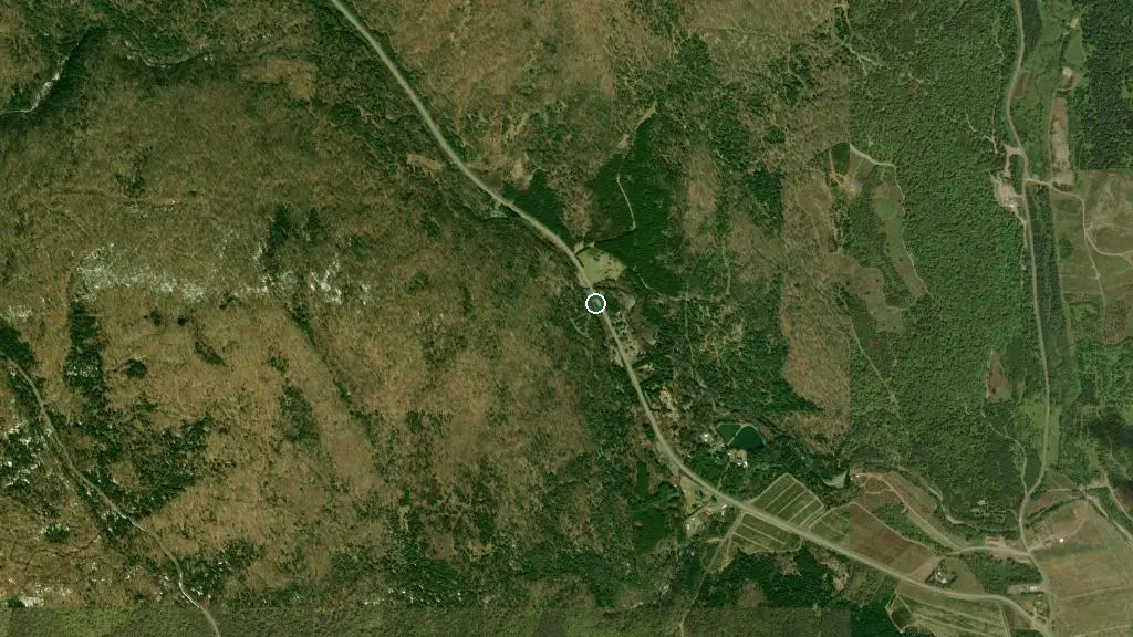 Aerial view of Camping Mont Expérience Hereford and surroundings