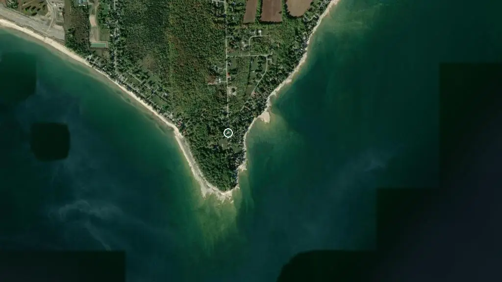 Aerial view of Morgan's Point and surroundings